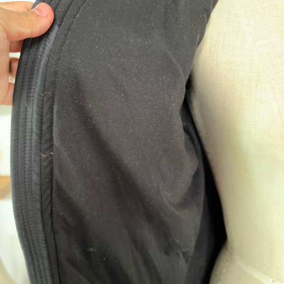 Abercrombie & Fitch Womens black Long Sleeve Pockets Quilted Puffer Coat Size XS - Picture 3 of 7